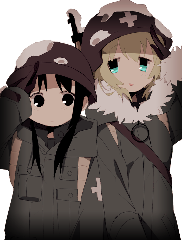 chito and yuuri (shoujo shuumatsu ryokou) drawn by hiiragi_fuyuki
