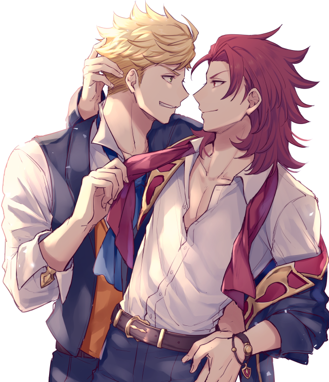 vane and percival (granblue fantasy) drawn by ono_(0_no)