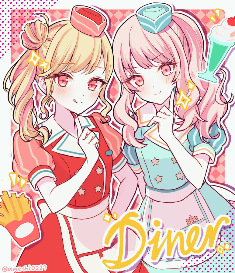 akiyama mizuki and tenma saki (project sekai) drawn by ameshi0227