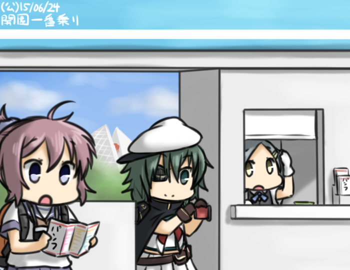 kiso, aoba, kuroshio, and kiso kai ni (kantai collection) drawn by hamu_koutarou