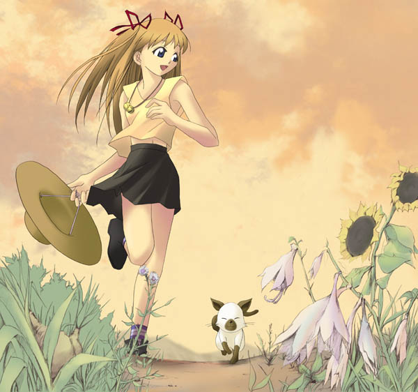 sawatari makoto and piro (kanon) drawn by urada_masaki