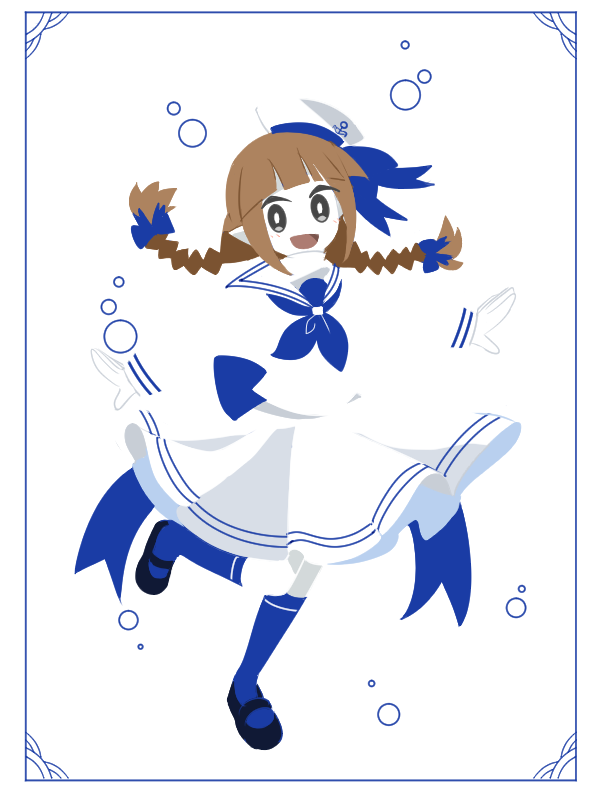 wadanohara (funamusea and 1 more) drawn by usamasuku