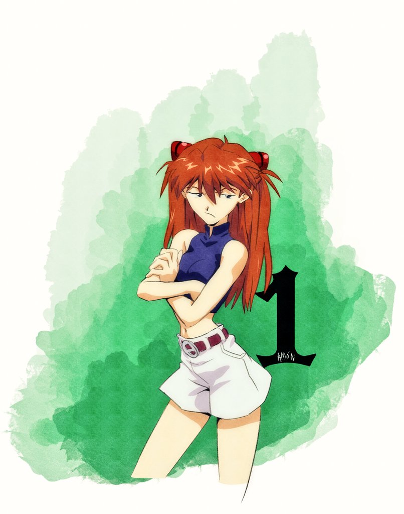 souryuu asuka langley (neon genesis evangelion) drawn by amondetauro