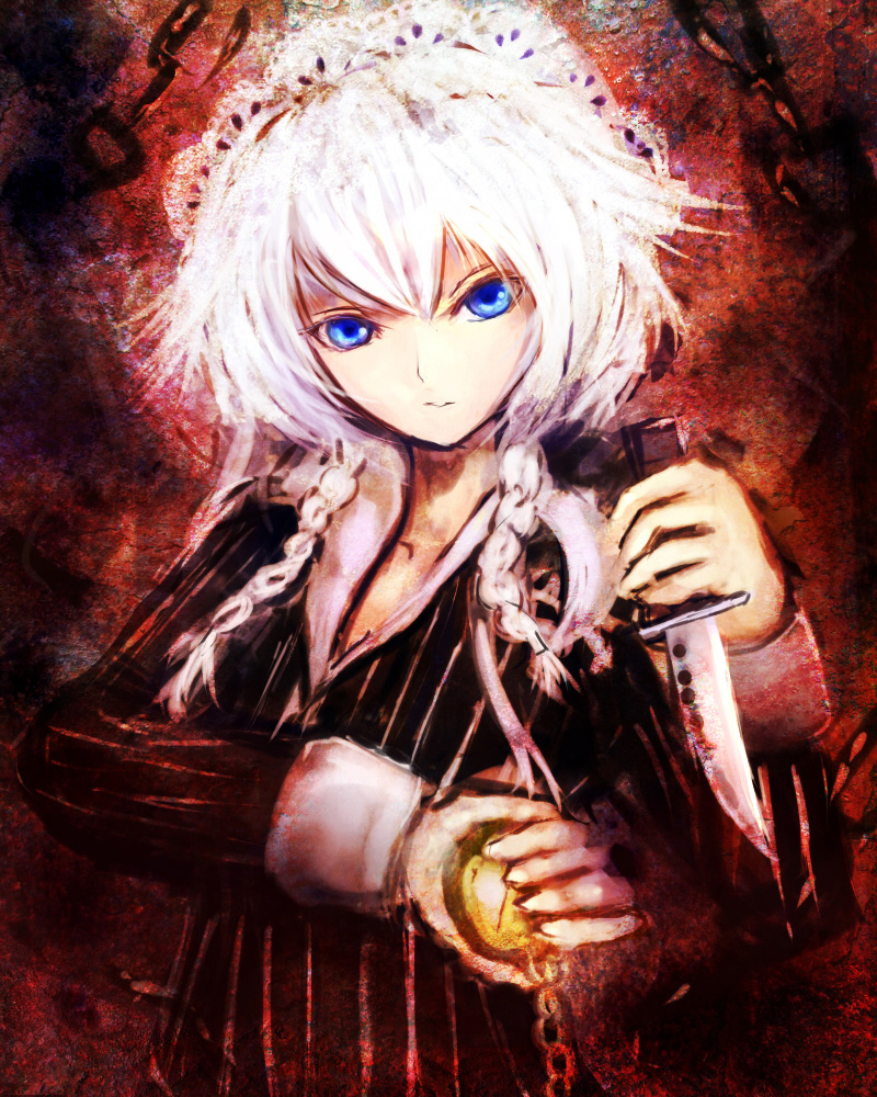 izayoi sakuya (touhou and 1 more) drawn by shinshuu_kokki