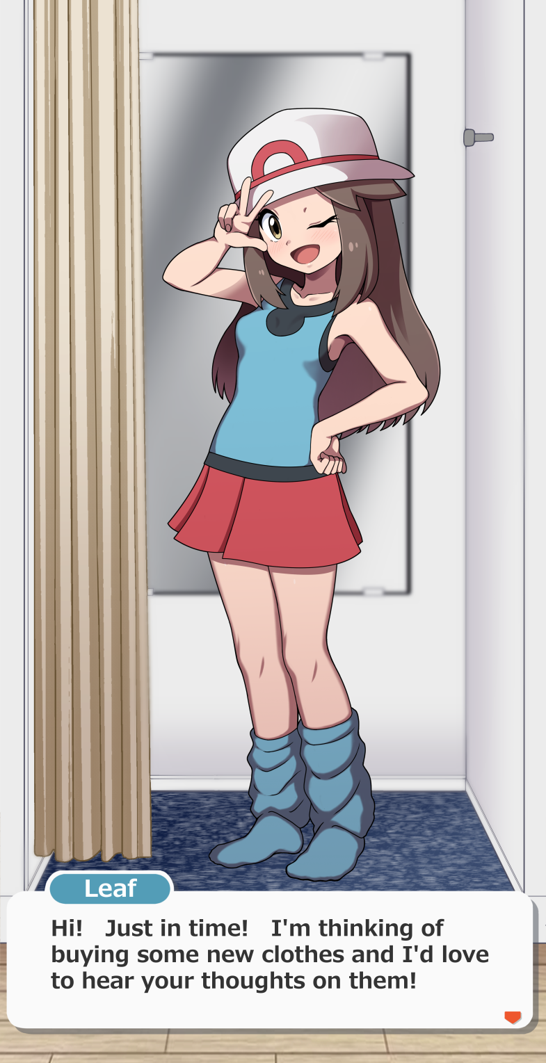 leaf (pokemon and 1 more) drawn by kohatsuka
