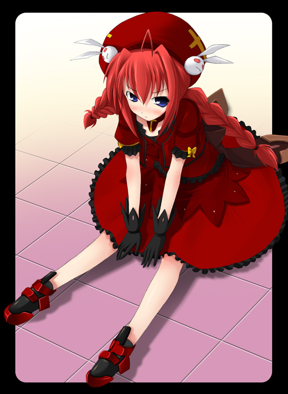 vita (lyrical nanoha and 1 more) drawn by eikichi_(mujirushi_shounen)