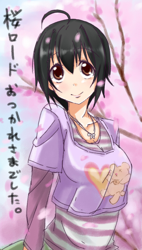 kohinata miho (idolmaster and 1 more) drawn by yunodon_(sugar_maple)