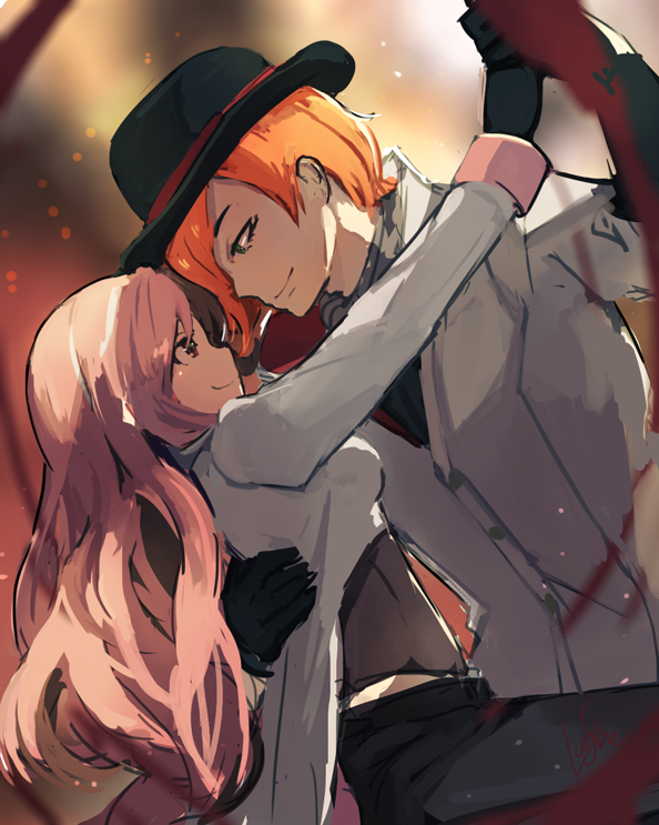 neopolitan and roman torchwick (rwby) drawn by lansane