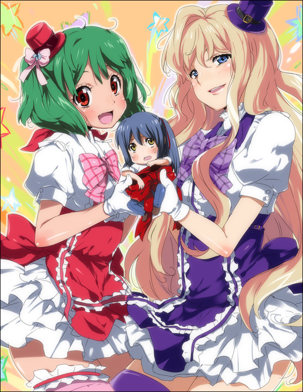 sheryl nome, ranka lee, and saotome alto (macross and 1 more) drawn by kl_(dgzonbi)