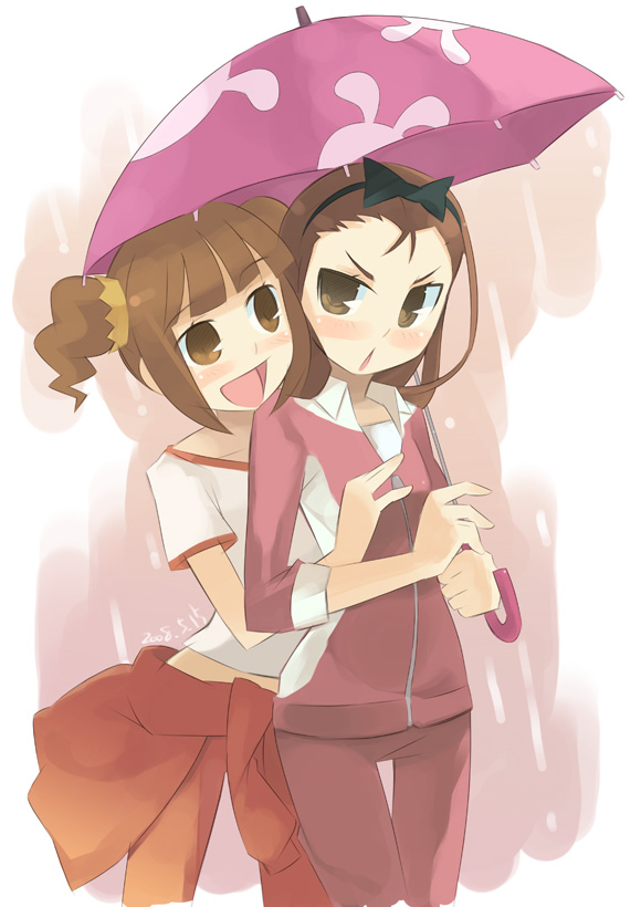 minase iori and takatsuki yayoi (idolmaster and 1 more) drawn by noripachi