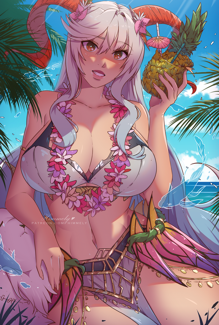 freyja (fire emblem and 1 more) drawn by himmely