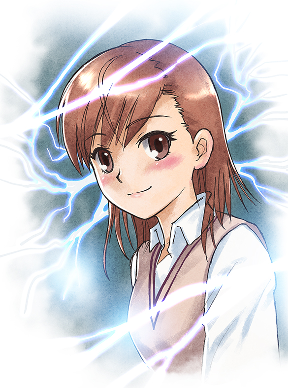 misaka mikoto (toaru majutsu no index and 1 more) drawn by tama-san_daioh