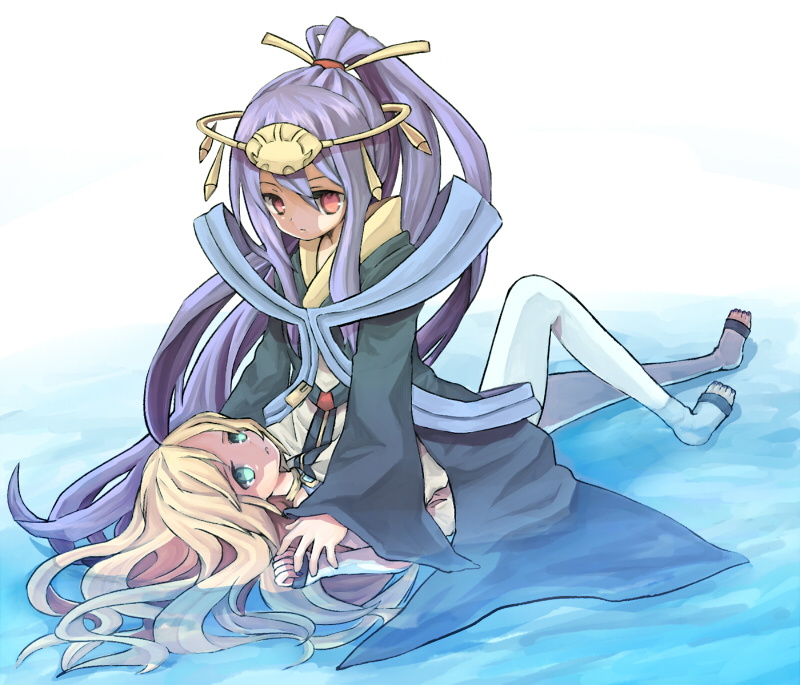 noel vermillion and mikado (blazblue) drawn by koshou_(cochou)