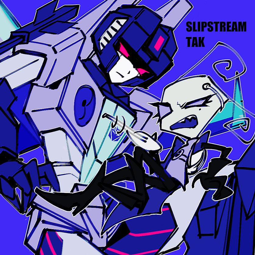 slipstream and tak (transformers and 1 more) drawn by uchikaze