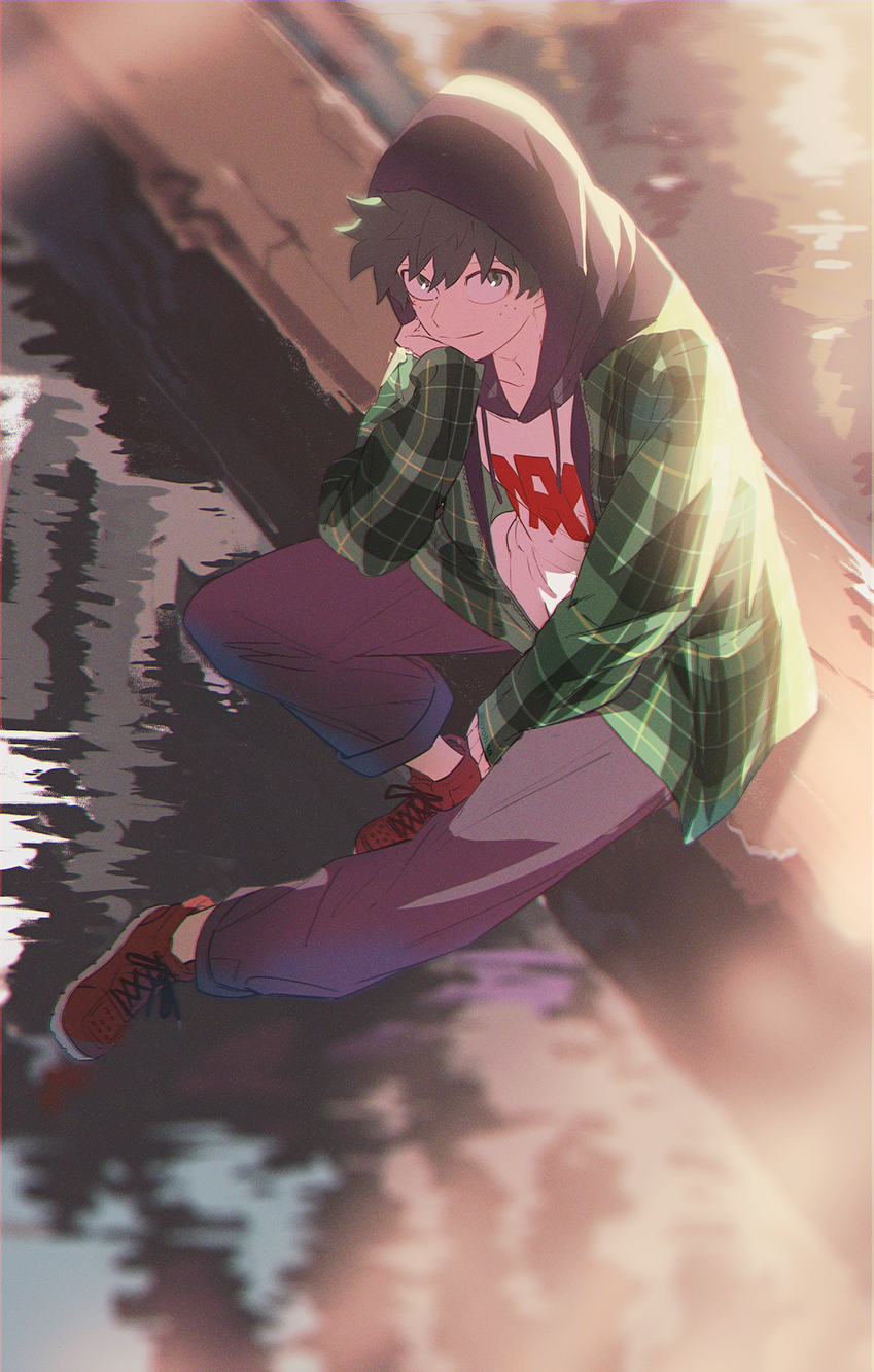 midoriya izuku (boku no hero academia) drawn by matsuya_(pile)