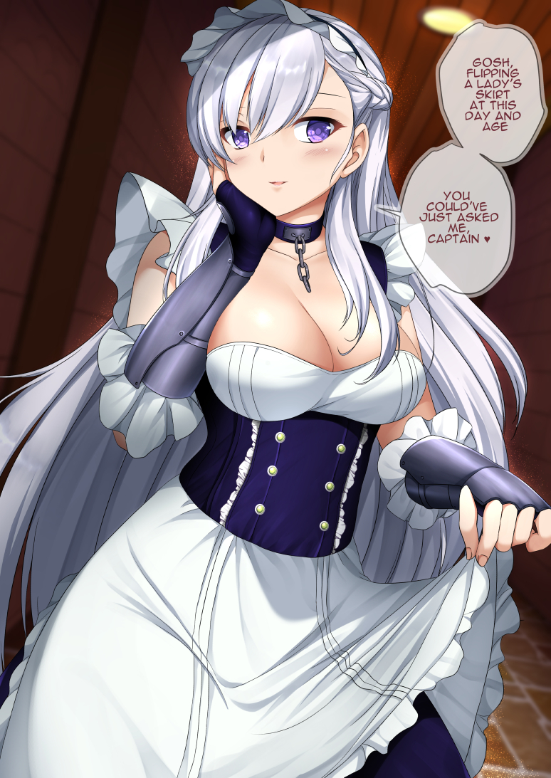 belfast (azur lane) drawn by sheita