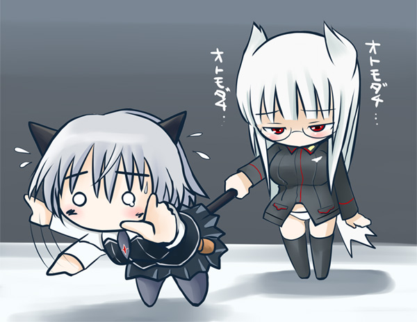 sanya v. litvyak and heidimarie w. schnaufer (world witches series and 1 more) drawn by tanaka_rikimaru
