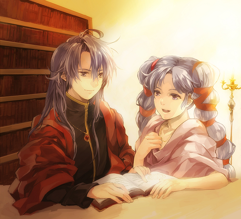 tine and arthur (fire emblem and 1 more) drawn by kaito_(sawayakasawaday)