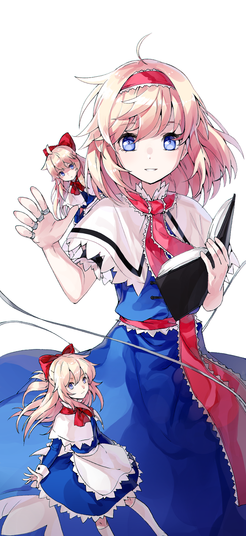alice margatroid and shanghai doll (touhou) drawn by sw_haze