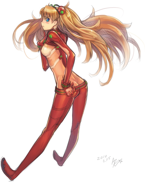 souryuu asuka langley (neon genesis evangelion and 2 more) drawn by ayaki