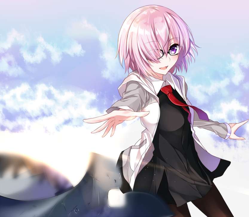 mash kyrielight (fate and 1 more) drawn by tsuezu