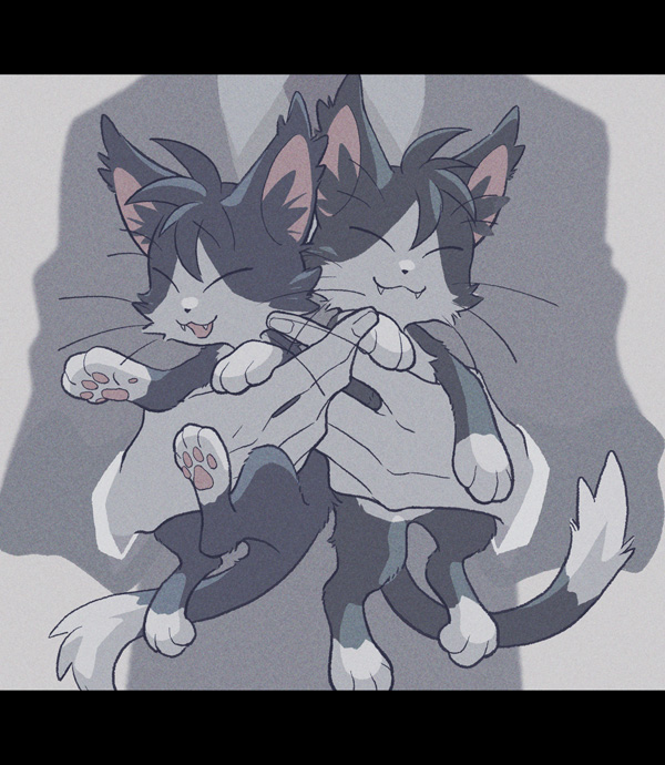 cait sith and reeve tuesti (final fantasy and 3 more) drawn by coffinsmokes