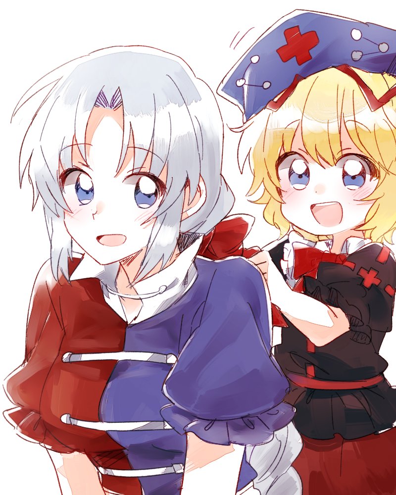 yagokoro eirin and medicine melancholy (touhou) drawn by 6_(yuchae)
