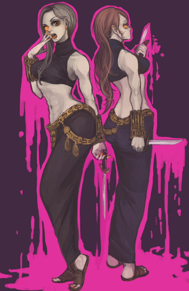 celia and lettie (final fantasy and 1 more) drawn by pr_(puru)