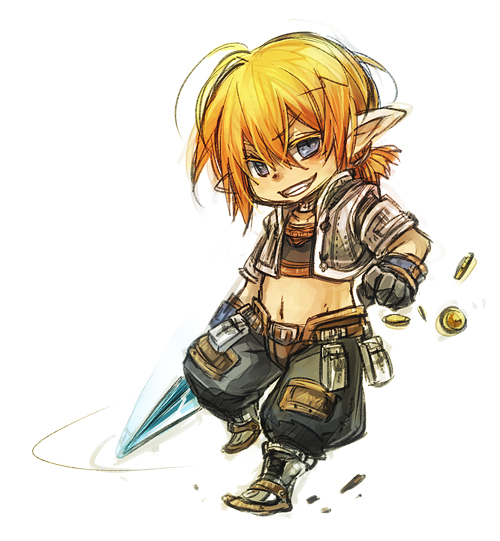 adventurer and thief (final fantasy and 1 more) drawn by fujiwara_akina