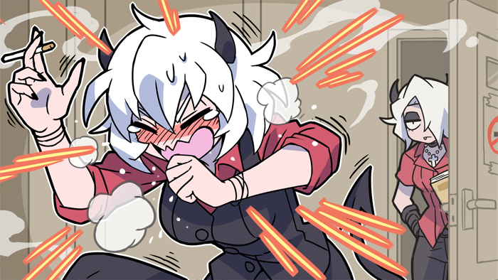 malina and zdrada (helltaker) drawn by kyo-hei_(kyouhei)