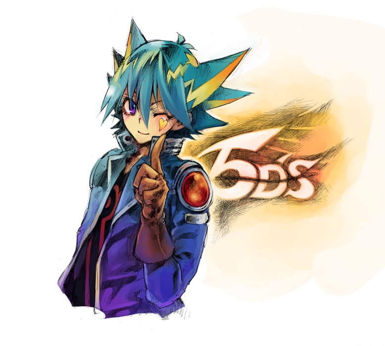 fudo yusei (yu-gi-oh! and 1 more) drawn by ikuhana_niiro