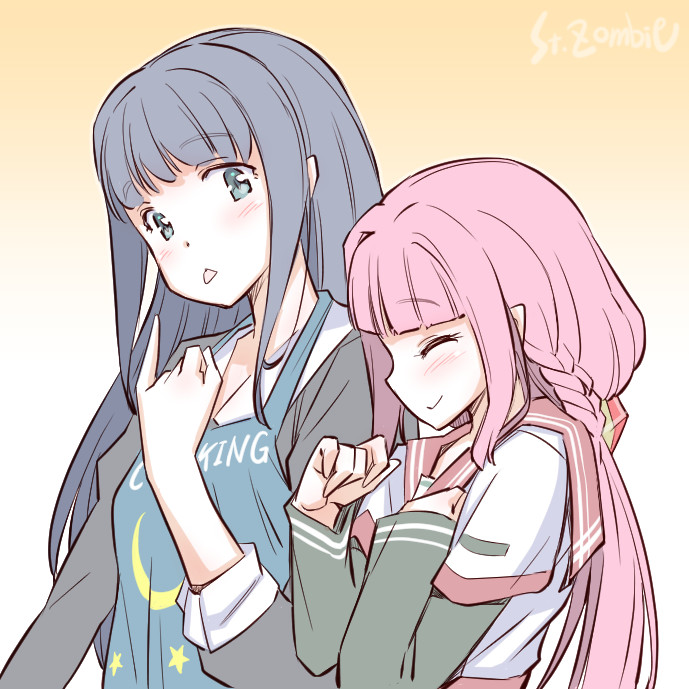 tamaki iroha and nanami yachiyo (mahou shoujo madoka magica and 1 more) drawn by studiozombie