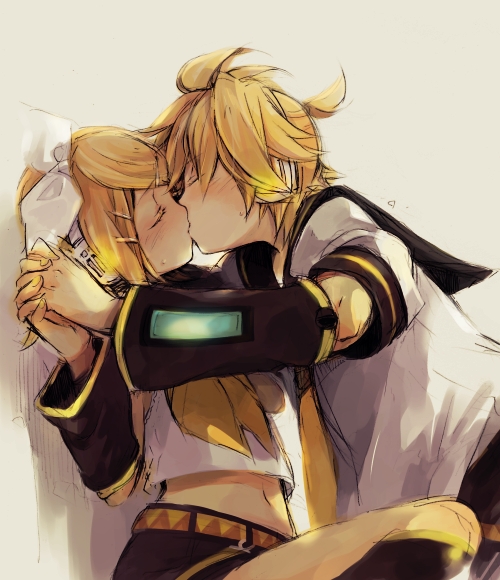 kagamine rin and kagamine len (vocaloid) drawn by yukkii