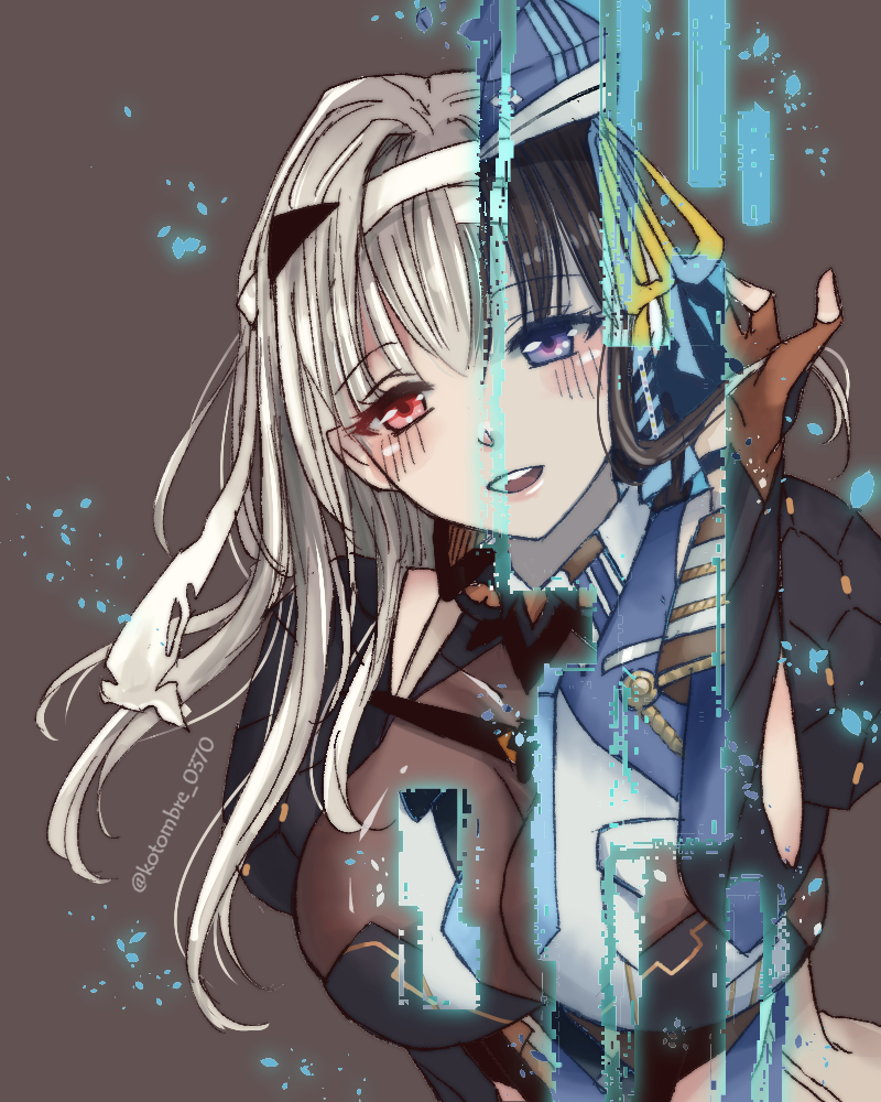 modernia and marian (goddess of victory: nikke) drawn by i_(kotombre_0370)