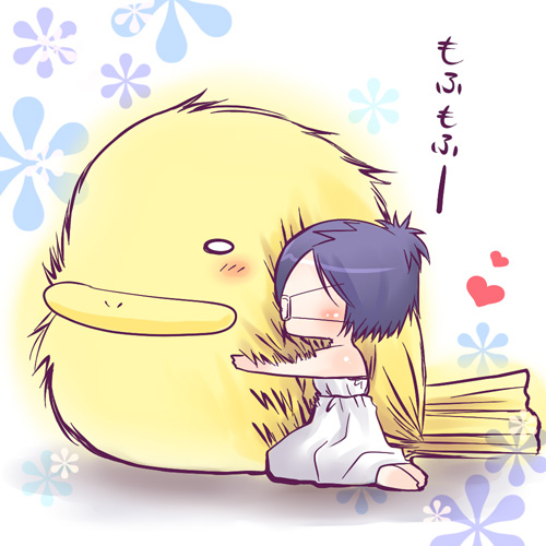 chrome dokuro and hibird (katekyo hitman reborn!) drawn by riven_(hakuru)
