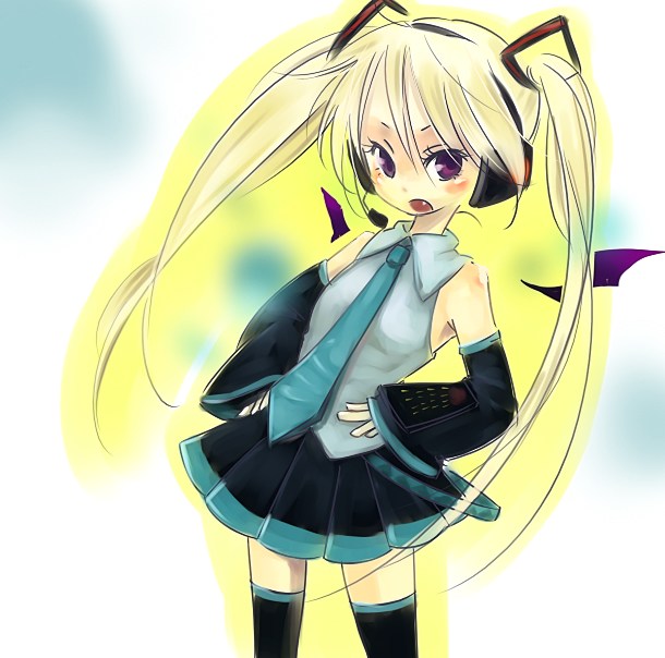 hatsune miku (vocaloid) drawn by miyamori_toko