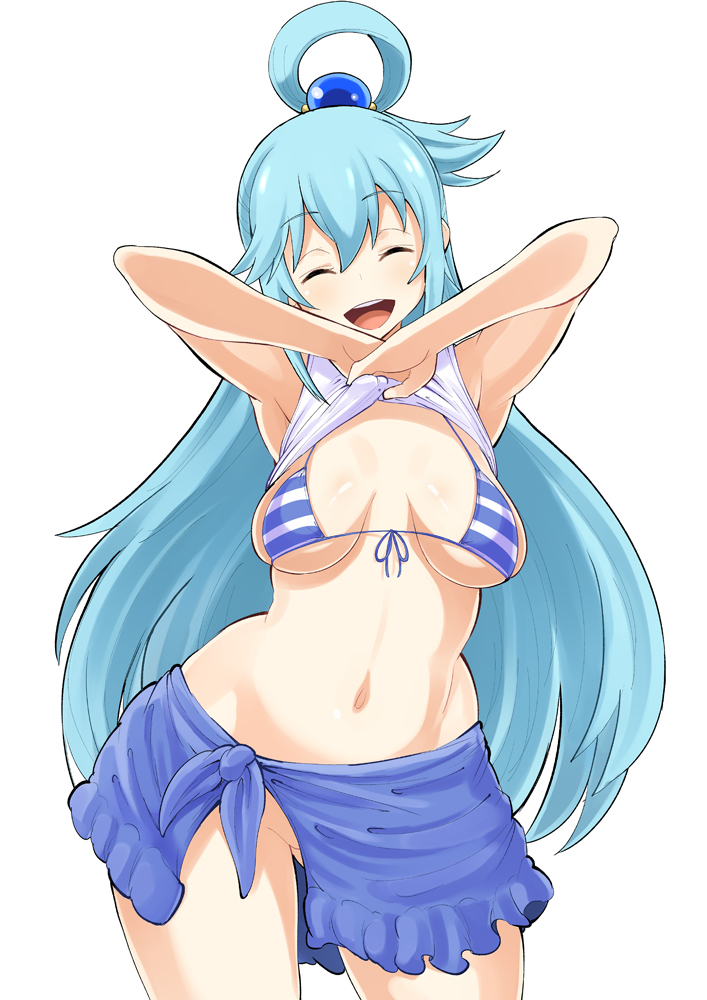 aqua (kono subarashii sekai ni shukufuku wo!) drawn by norakuro_nero