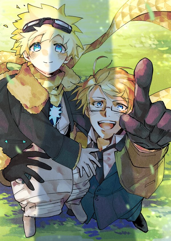 america and voyager (fate and 3 more) drawn by otori666
