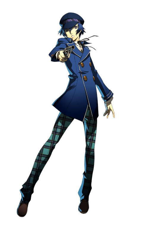 shirogane naoto (persona and 2 more) drawn by soejima_shigenori