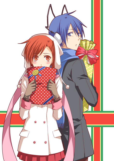 tanigawa yuzu and protagonist (devil survivor and 1 more) drawn by makoto_(truechild)