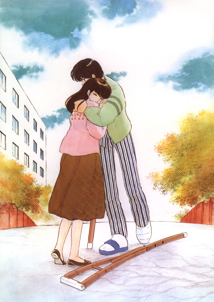 otonashi kyouko and godai yuusaku (maison ikkoku) drawn by takahashi_rumiko