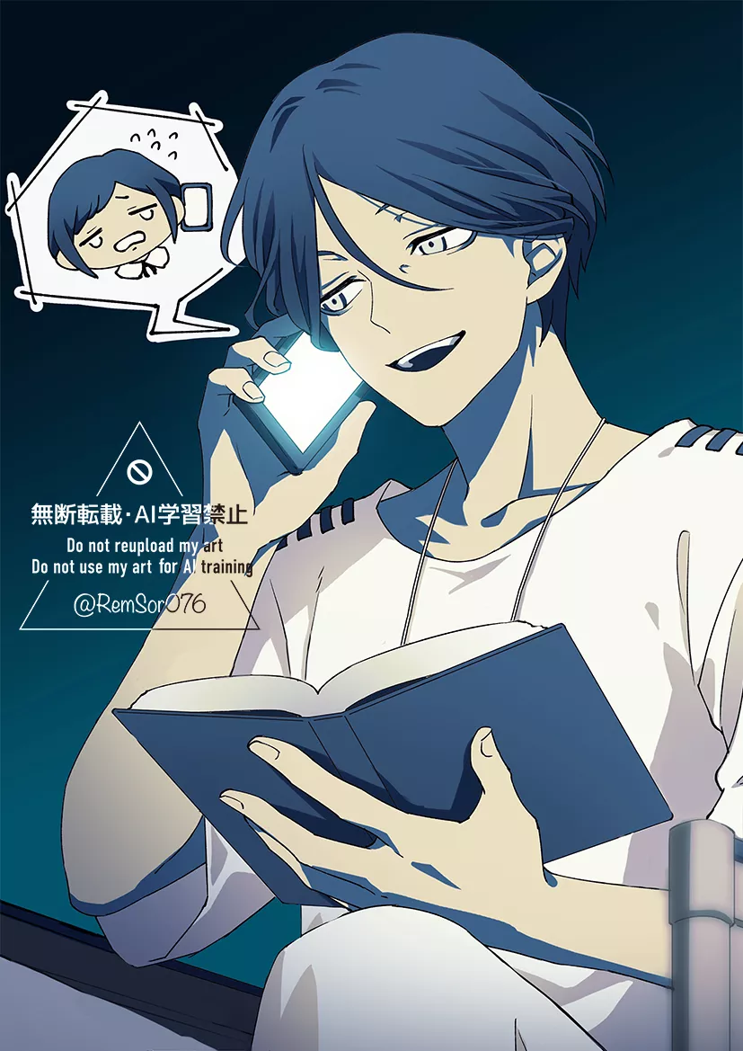 fukurai azami and meguriya ayumu (toshi densetsu kaitai center) drawn by remsor076