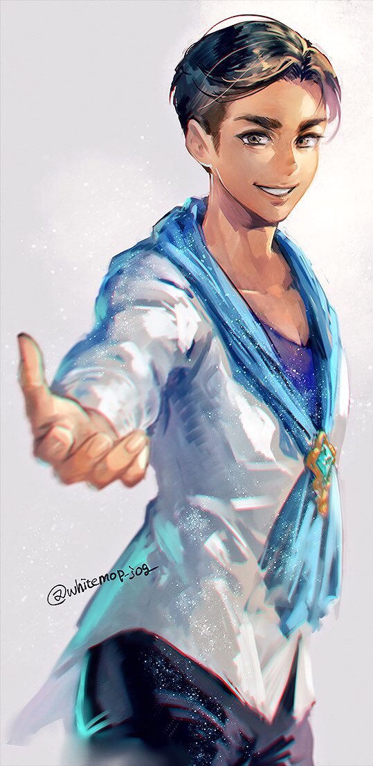 phichit chulanont (yuri!!! on ice) drawn by whitemop_jog