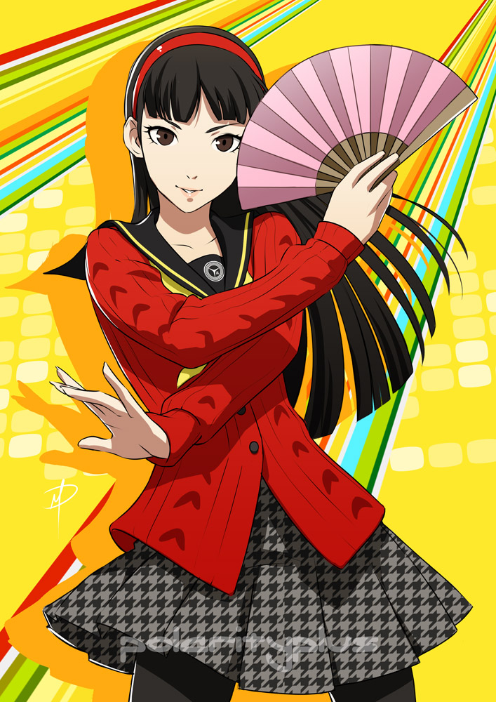 amagi yukiko (persona and 1 more) drawn by polarityplus