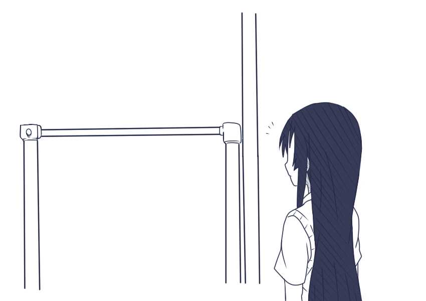 akiyama mio (k-on!) drawn by suan_ringo