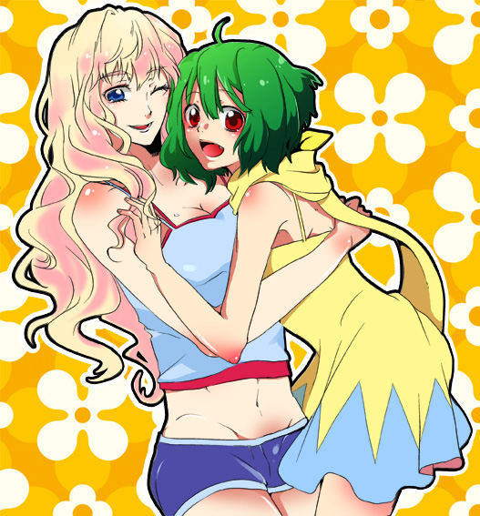 sheryl nome and ranka lee (macross and 1 more) drawn by gen_(enji)