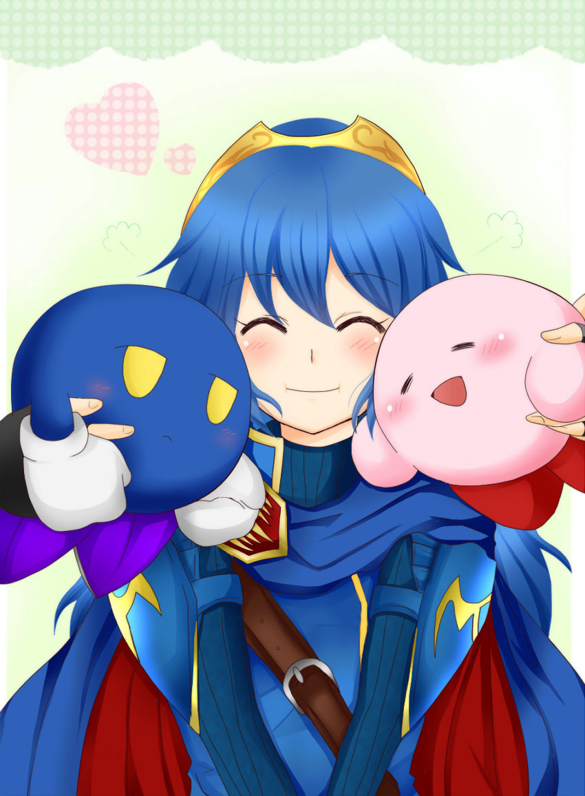 kirby, lucina, and meta knight (fire emblem and 3 more) drawn by yuzuki_(11980062)