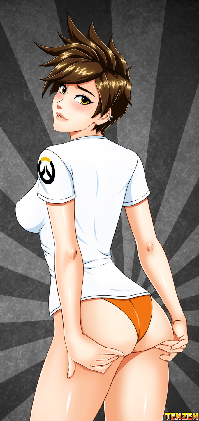 tracer (overwatch and 1 more) drawn by tenzen_(netspike)