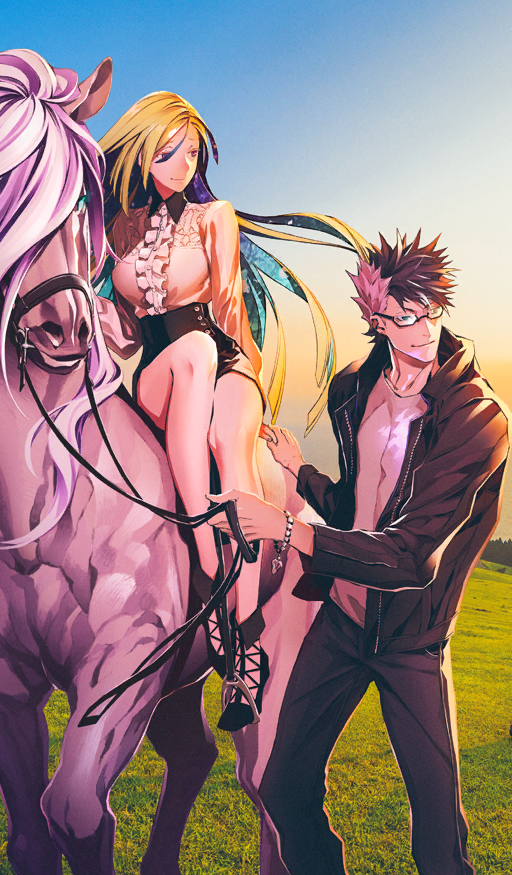 brynhild and sigurd (fate and 1 more) drawn by miwa_shirow