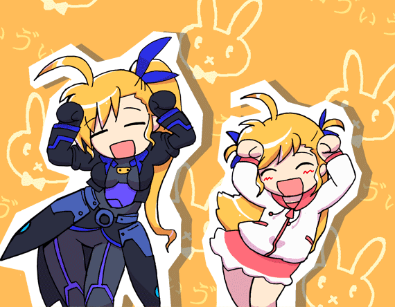 vivio (lyrical nanoha and 2 more) drawn by m_ganzy
